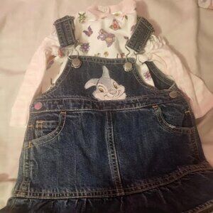 Baby Girls Disney Baby Thumper Overall Jumper Size 3-6M